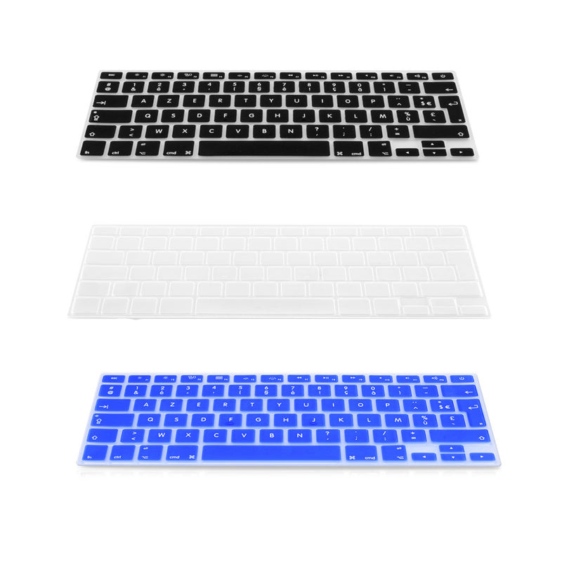 kwmobile AZERTY Keyboard Protector (France, Belgium) compatible with Apple MacBook Air 13''/Pro Retina 13''/15'' (until mid-2016) A1369, A1466, A1502, A1425, A1398