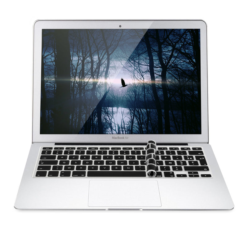 kwmobile AZERTY Keyboard Protector (France, Belgium) compatible with Apple MacBook Air 13''/Pro Retina 13''/15'' (until mid-2016) A1369, A1466, A1502, A1425, A1398