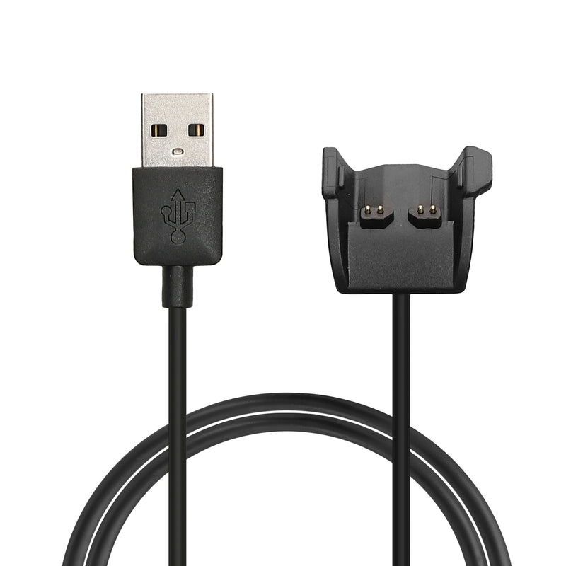 kwmobile USB Cable Charger compatible with Garmin Vivosmart HR Plus/Approach X40 Charging Cable Smart Watch Replacement Cable Fitness Tracker Charging Cable