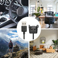 kwmobile USB Cable Charger compatible with Garmin Vivosmart HR Plus/Approach X40 Charging Cable Smart Watch Replacement Cable Fitness Tracker Charging Cable