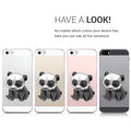 kwmobile Case Compatible with Apple iPhone SE (1st Gen 2016) / iPhone 5 / iPhone 5S - Transparent Silicone Case