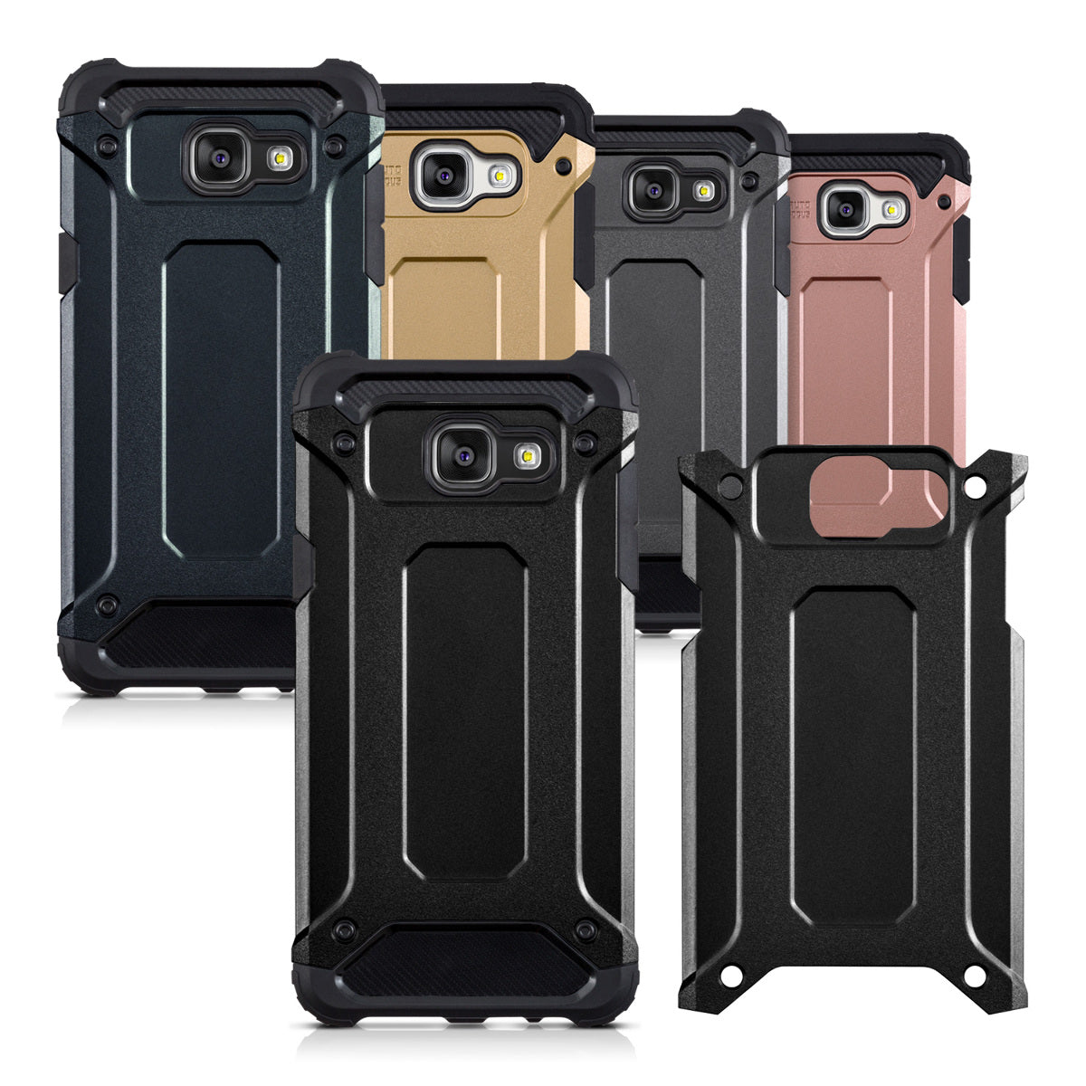 kwmobile Case Compatible with Samsung Galaxy A5 (2016) - Hybrid Phone Cover Case Protective Cover