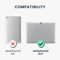 kwmobile Protective Case compatible with Huawei MediaPad M2 10.0 - 360° Tablet Cover Case