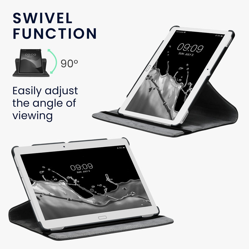 kwmobile Protective Case compatible with Huawei MediaPad M2 10.0 - 360° Tablet Cover Case