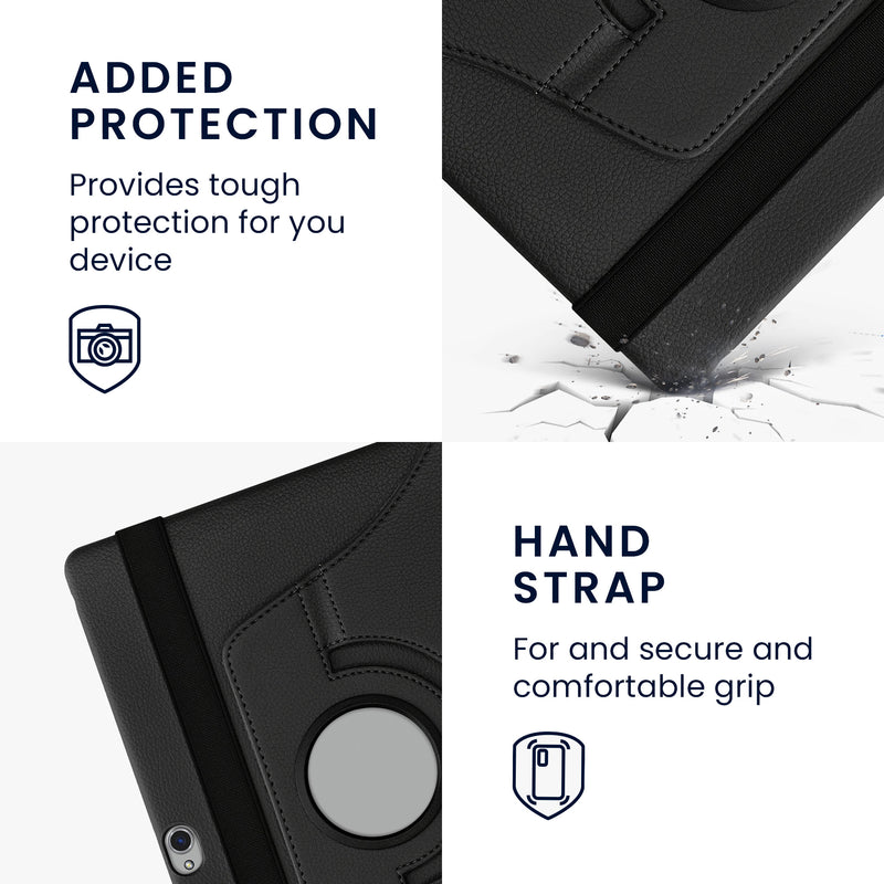 kwmobile Protective Case compatible with Huawei MediaPad M2 10.0 - 360° Tablet Cover Case