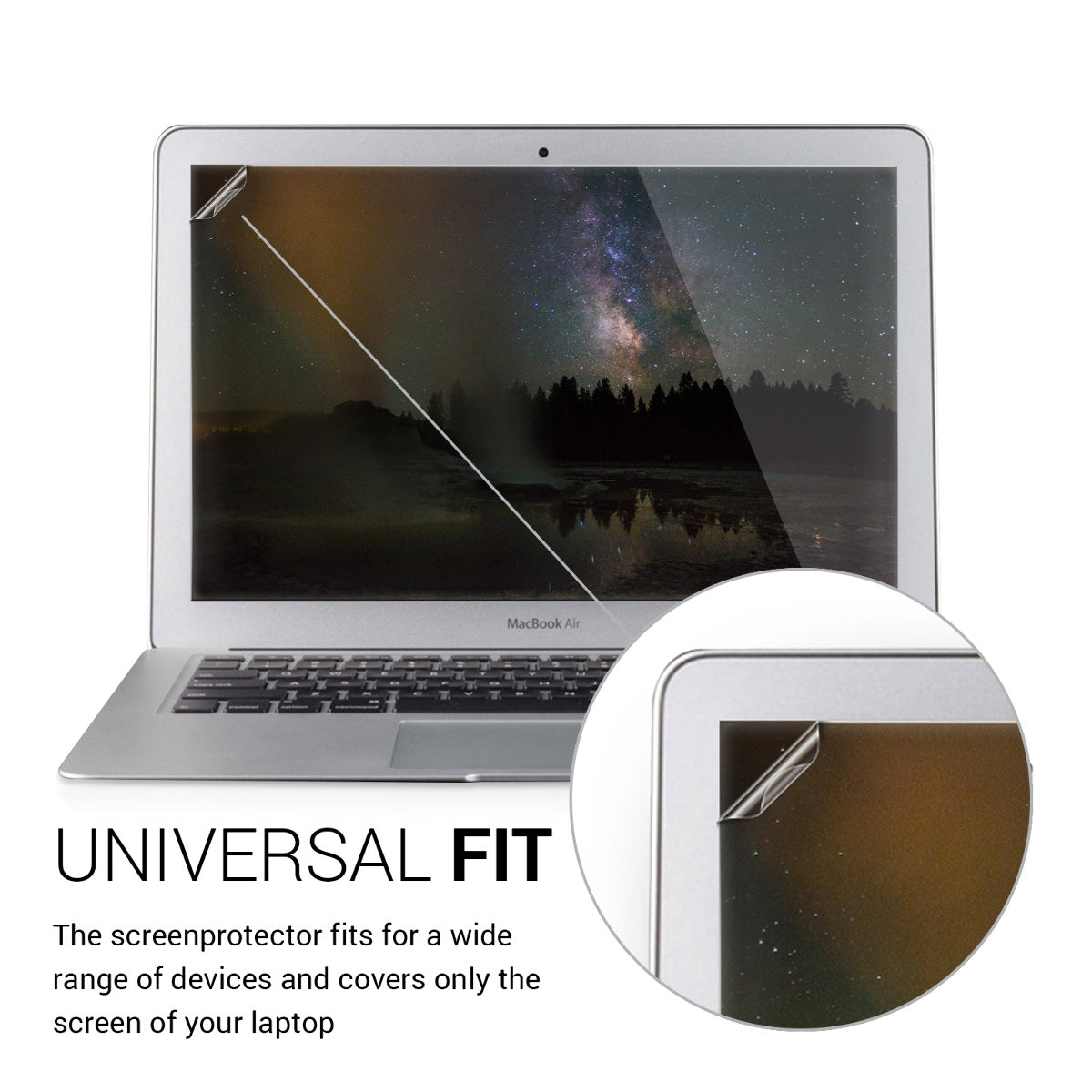 Universal Matte Laptop Screen Protector for 39.6cm 15.6" Notebooks