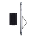 kwmobile Slim Smartphone Finger Grip Holder - Self-Adhesive Phone Finger Holder compatible with iPhone Samsung Sony Phones