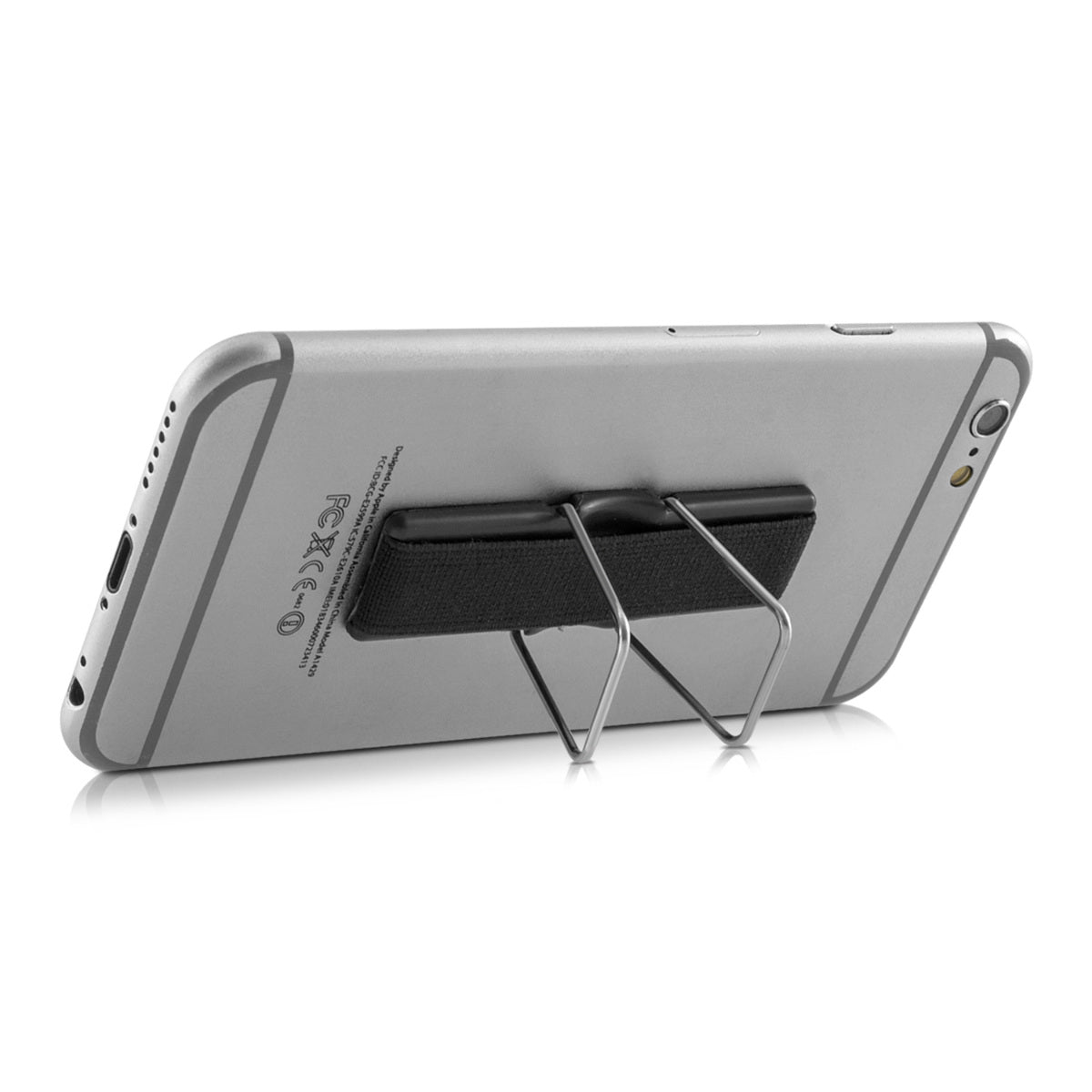 kwmobile Smartphone Finger Holder Grip Stand Self-Adhesive Phone Finger Holder compatible with iPhone Samsung Sony Phones