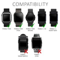 kwmobile Compatible for Pebble 2SE / 2+ / Time / Time Steel / Time Round USB Charging Cable Charger for Smart Watch Fitness Tracker Replacement Cable