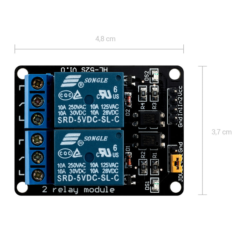 2 Channel 5V Relay