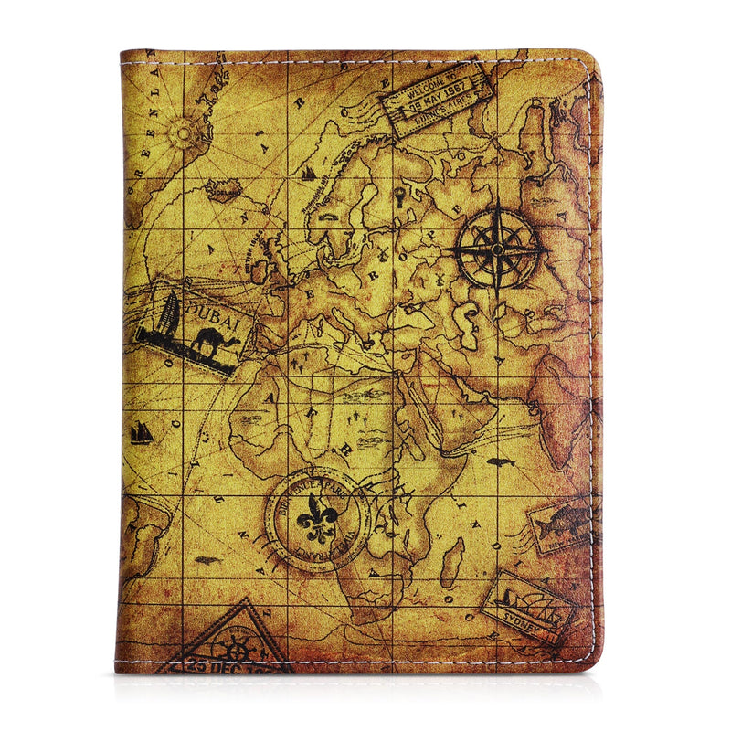kwmobile Passport Holder with Card Slots ID Holder Passport Case Card Wallet Bag Multicolored