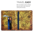 kwmobile Passport Holder with Card Slots ID Holder Passport Case Card Wallet Bag Multicolored