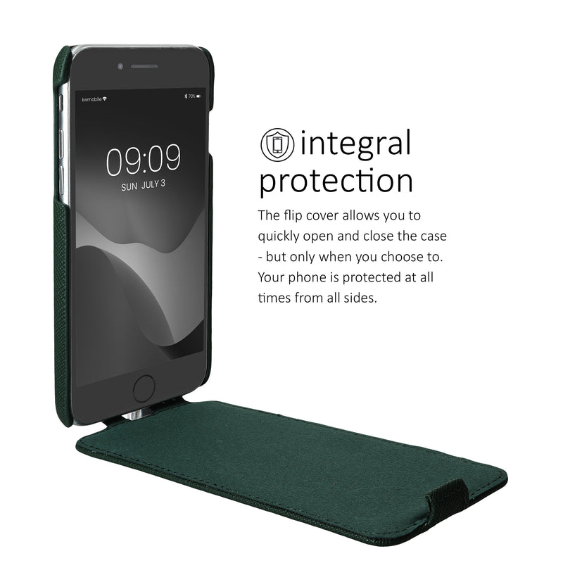 kalibri Flip Case Ultra Slim compatible with Apple iPhone SE (2022) / iPhone SE (2020) / iPhone 8 / iPhone 7