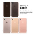 kwmobile Case Compatible with Apple iPhone SE (2022) / iPhone SE (2020) / iPhone 8 / iPhone 7 - Silicone Phone Case Transparent - Mobile Phone Cover