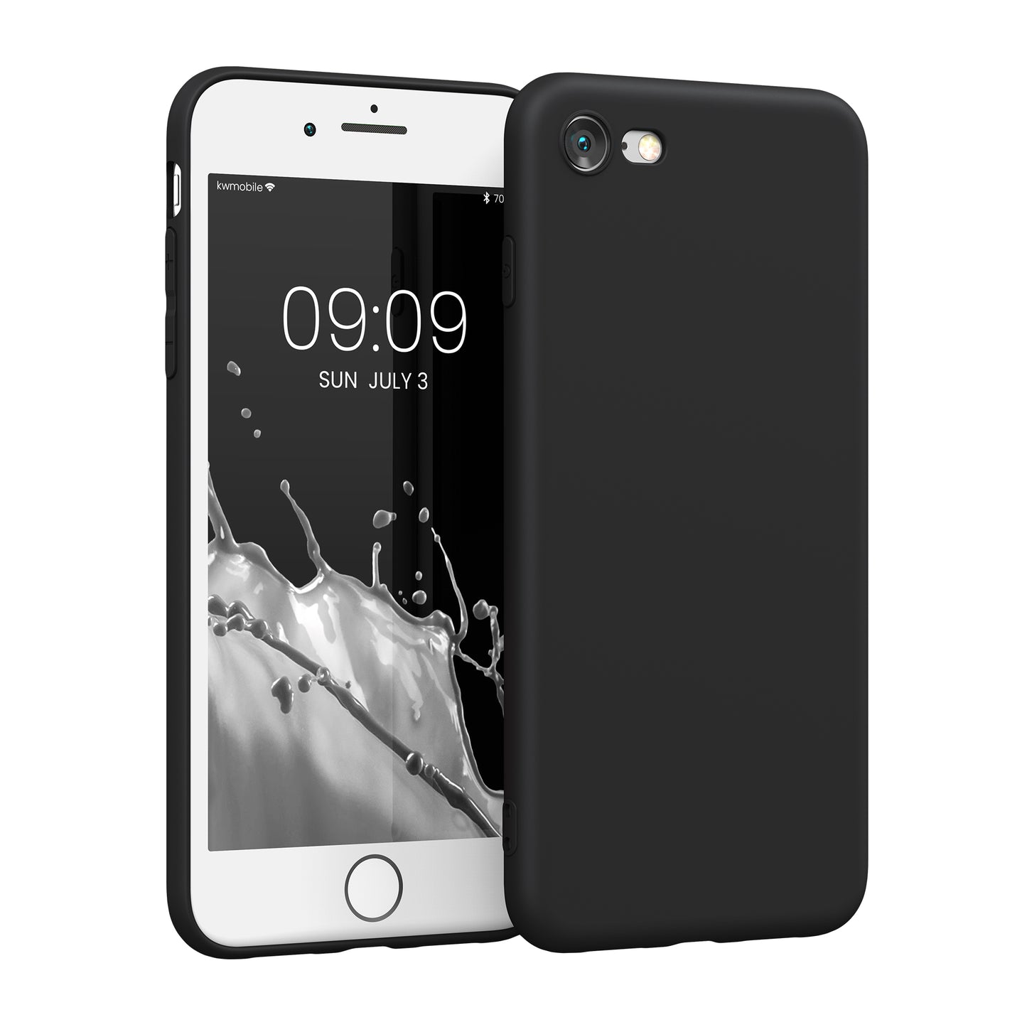 kwmobile Phone Case for Apple iPhone SE (2022) / SE (2020) / 8 / 7 Case - Soft Silicone Phone Case - Protective Cover