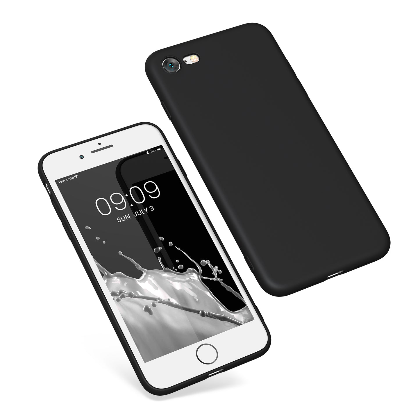 kwmobile Phone Case for Apple iPhone SE (2022) / SE (2020) / 8 / 7 Case - Soft Silicone Phone Case - Protective Cover