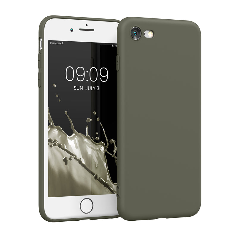 kwmobile Phone Case for Apple iPhone SE (2022) / SE (2020) / 8 / 7 Case - Soft Silicone Phone Case - Protective Cover
