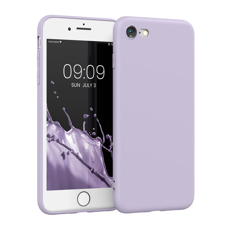 kwmobile Phone Case for Apple iPhone SE (2022) / SE (2020) / 8 / 7 Case - Soft Silicone Phone Case - Protective Cover
