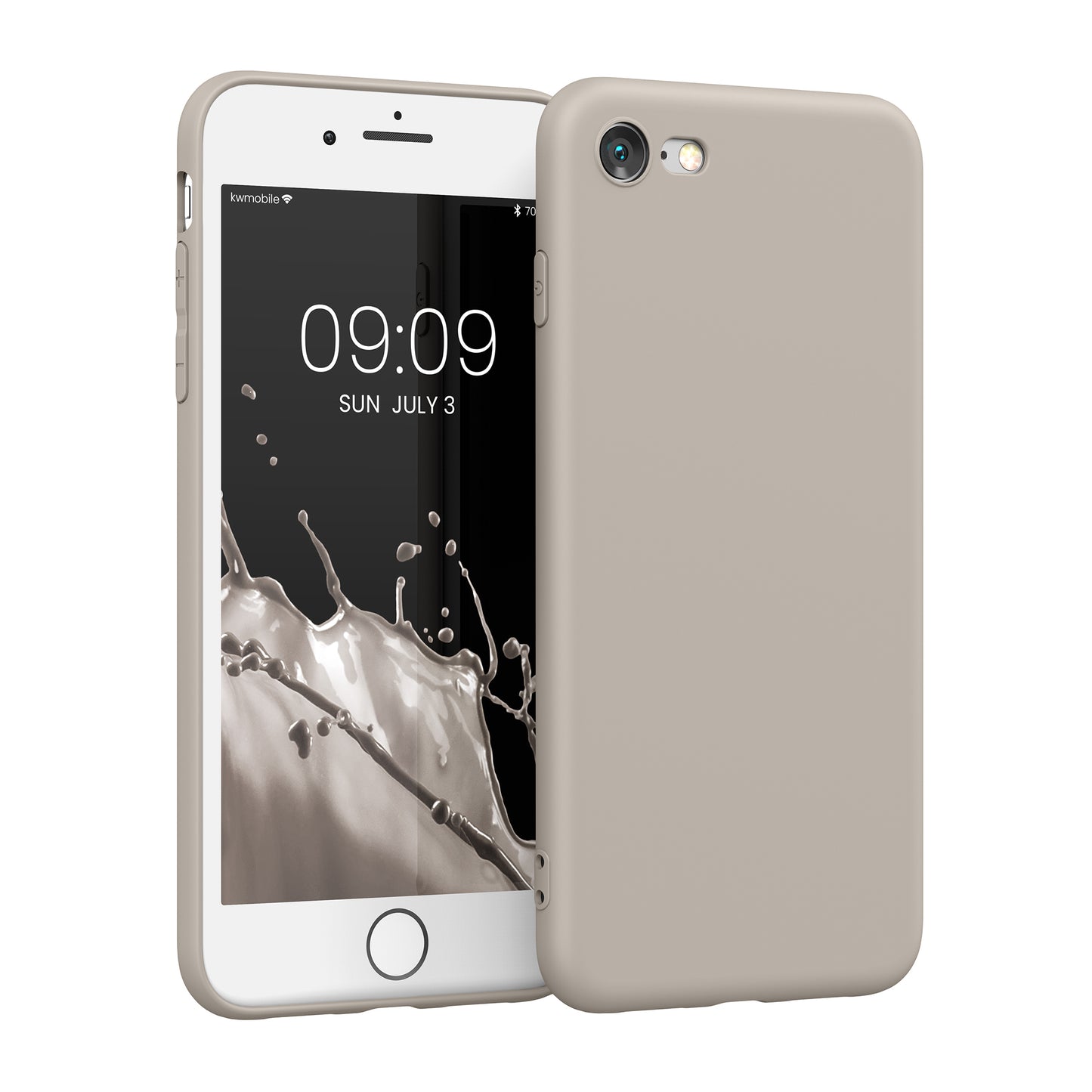 kwmobile Phone Case for Apple iPhone SE (2022) / SE (2020) / 8 / 7 Case - Soft Silicone Phone Case - Protective Cover