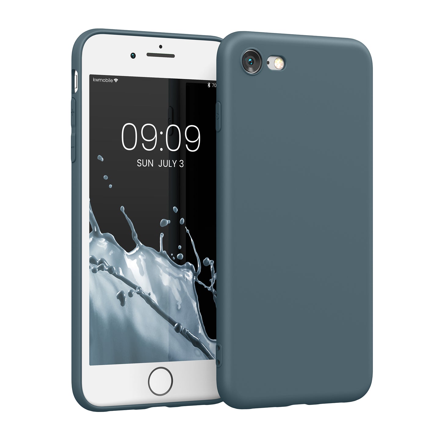 kwmobile Phone Case for Apple iPhone SE (2022) / SE (2020) / 8 / 7 Case - Soft Silicone Phone Case - Protective Cover