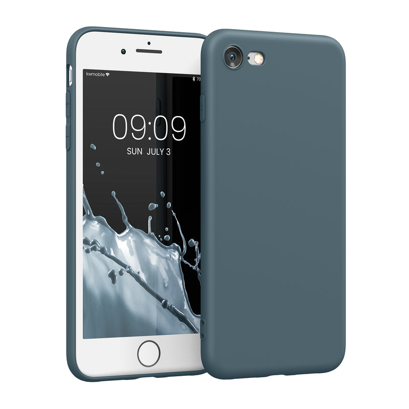 kwmobile Phone Case for Apple iPhone SE (2022) / SE (2020) / 8 / 7 Case - Soft Silicone Phone Case - Protective Cover