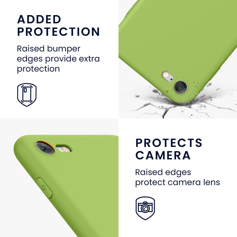 kwmobile Phone Case for Apple iPhone SE (2022) / SE (2020) / 8 / 7 Case - Soft Silicone Phone Case - Protective Cover
