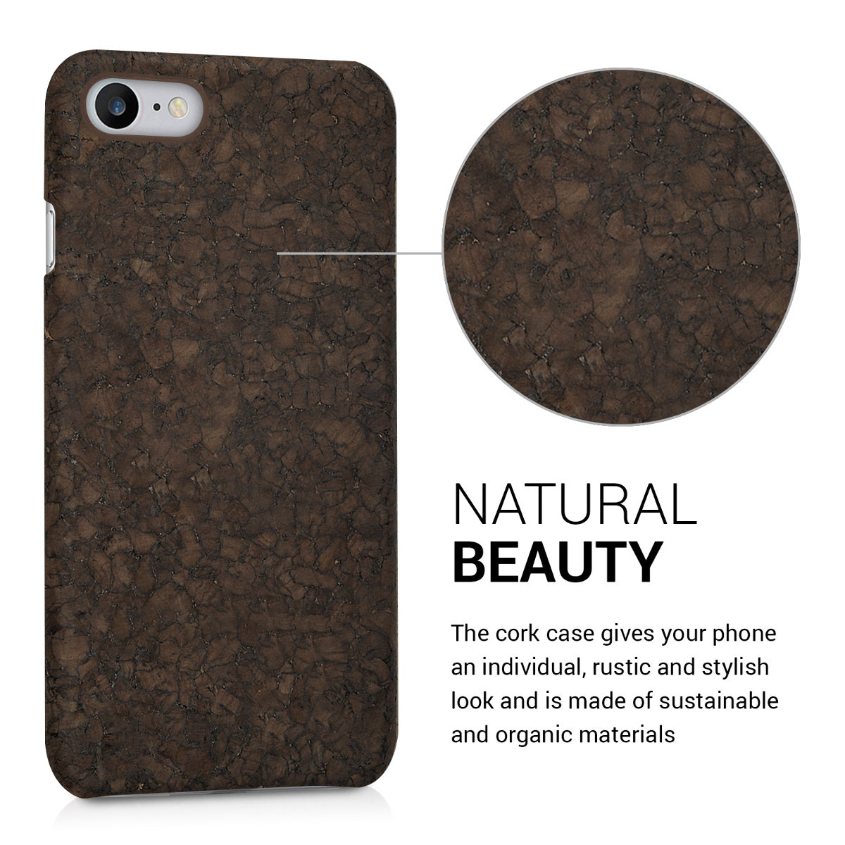 kwmobile Case Compatible with Apple iPhone SE (2022) / iPhone SE (2020) / iPhone 8 / iPhone 7 - Phone Case - Mobile Phone Cover