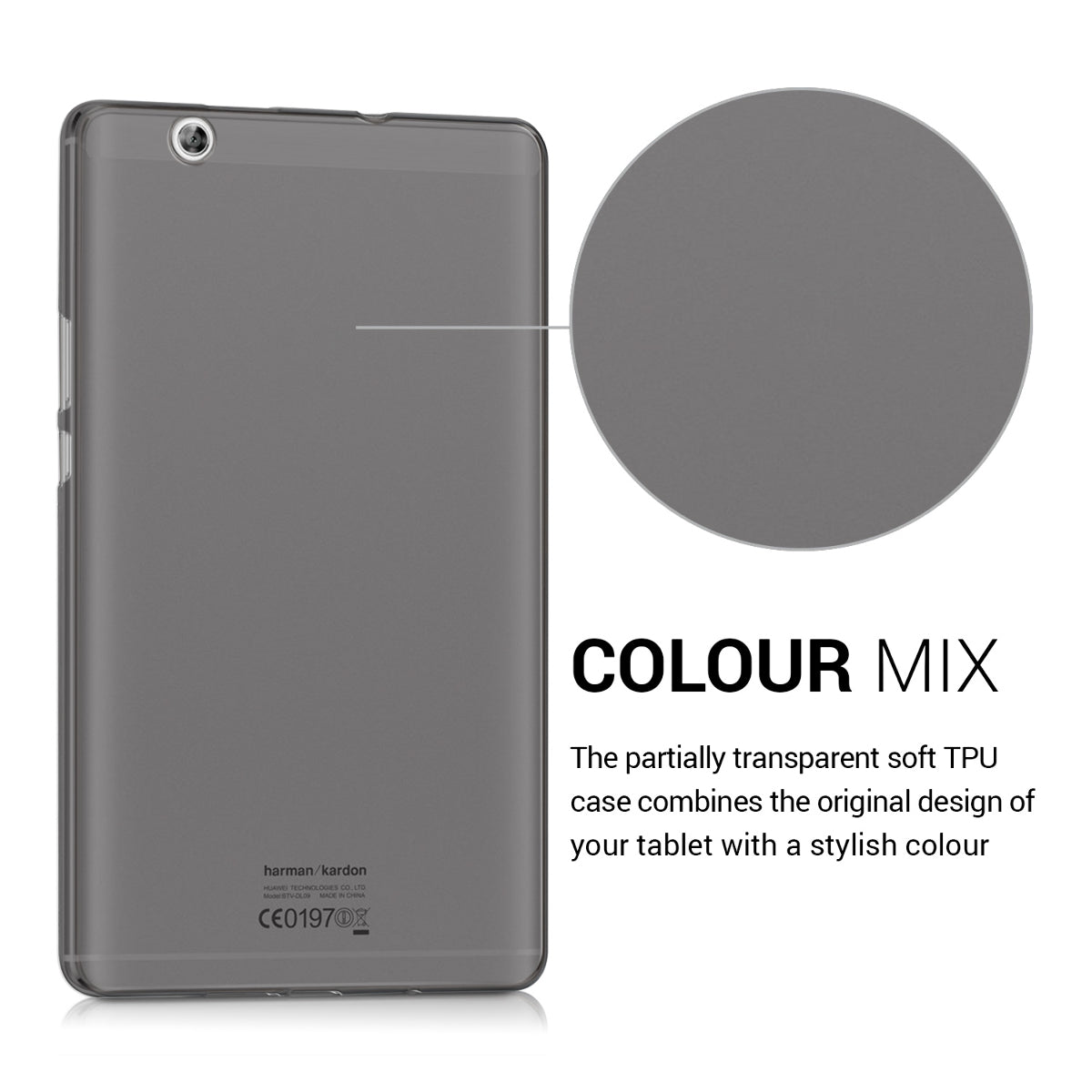 kwmobile Case Compatible with Huawei MediaPad M3 8.4 Tablet Cover