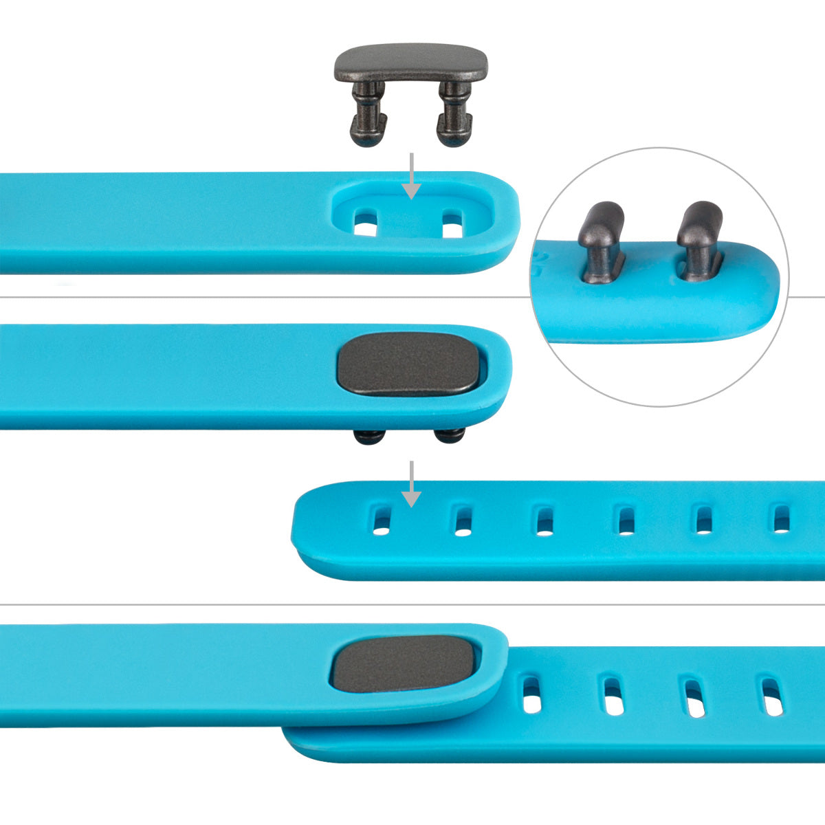 kwmobile Sports Armband compatible with Fitbit Flex 2