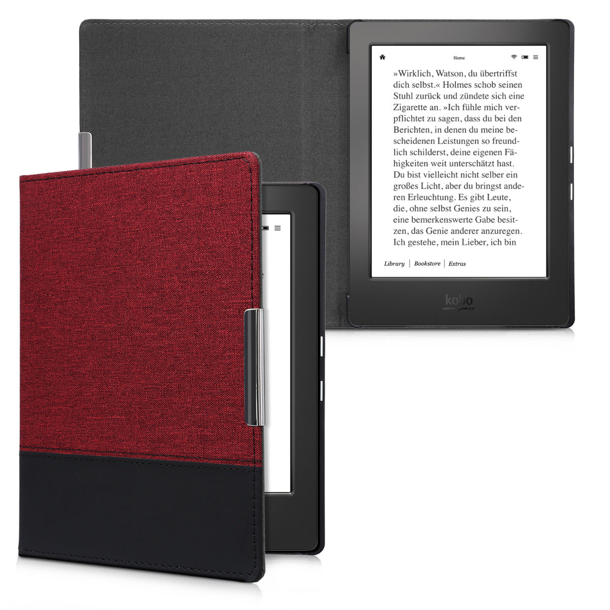 kwmobile Case Compatible with Kobo Aura H2O Edition 1 Protective Cover Case