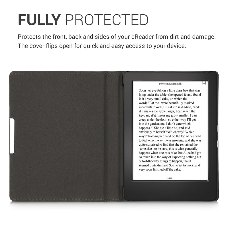 kwmobile Case Compatible with Kobo Aura H2O Edition 1 Protective Cover Case