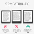 kwmobile Case Compatible with Kobo Aura H2O Edition 1 Protective Cover Case