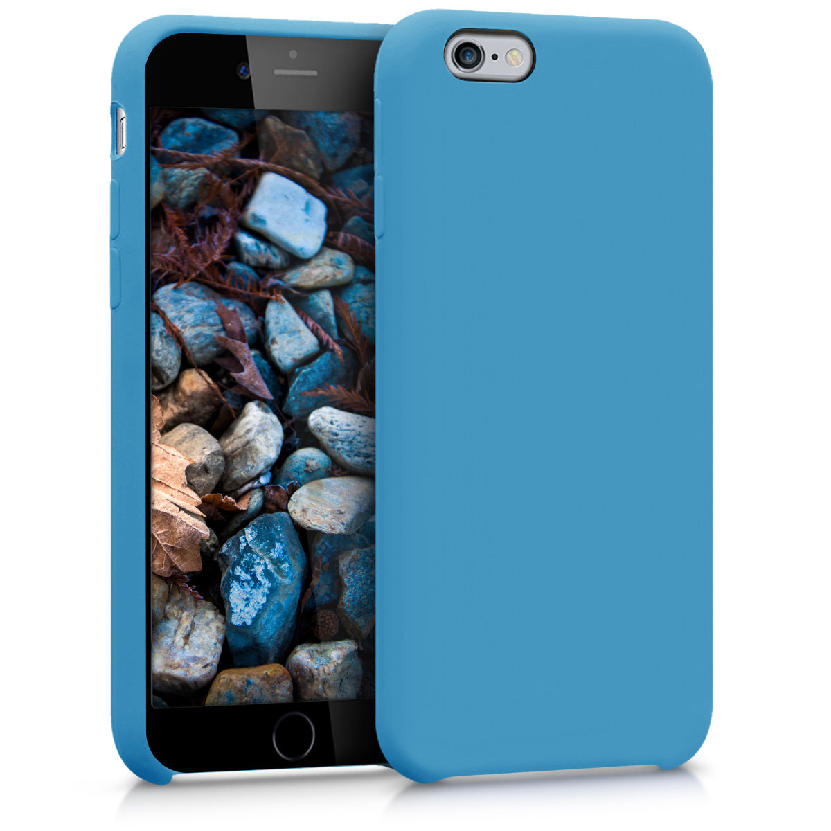 kwmobile Phone Case for Apple iPhone 6 / 6S Case - Silicone - Wireless Charging - Protective Cover