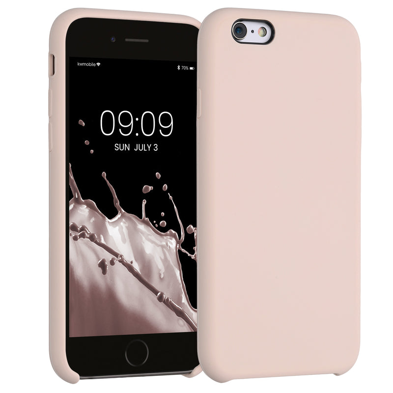 kwmobile Phone Case for Apple iPhone 6 / 6S Case - Silicone - Wireless Charging - Protective Cover