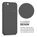 kwmobile Phone Case for Apple iPhone 6 / 6S Case - Silicone - Wireless Charging - Protective Cover