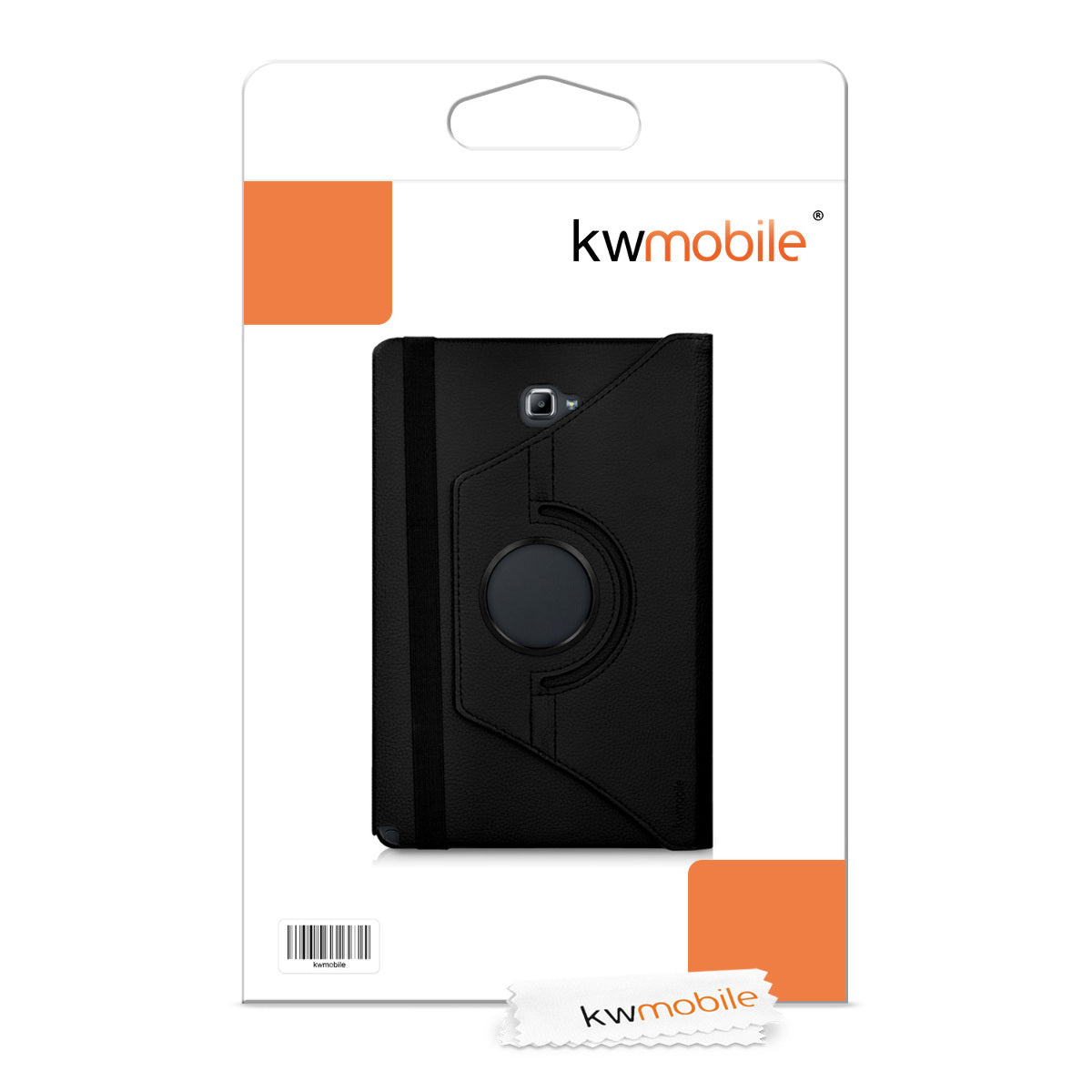 kwmobile Protective Case compatible with Samsung Galaxy Tab A 10.1 (S-Pen) (2016) - 360° Tablet Cover Case