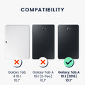 kwmobile Protective Case compatible with Samsung Galaxy Tab A 10.1 (S-Pen) (2016) - 360° Tablet Cover Case