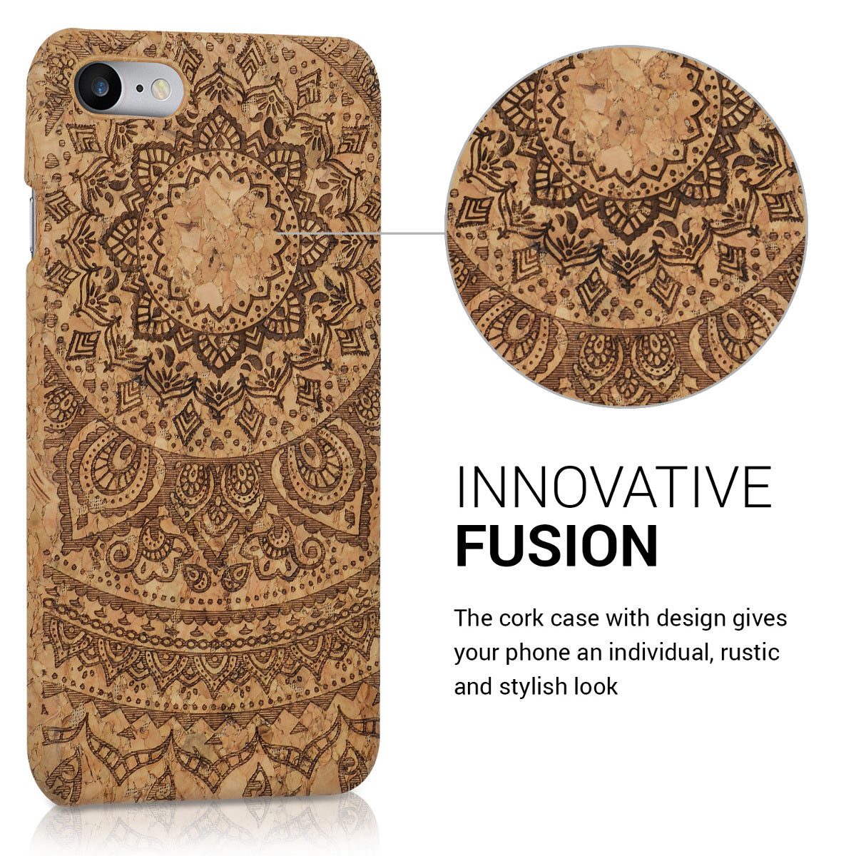kwmobile Case Compatible with Apple iPhone SE (2022) / iPhone SE (2020) / iPhone 8 / iPhone 7 - Phone Case Cover Protective Case