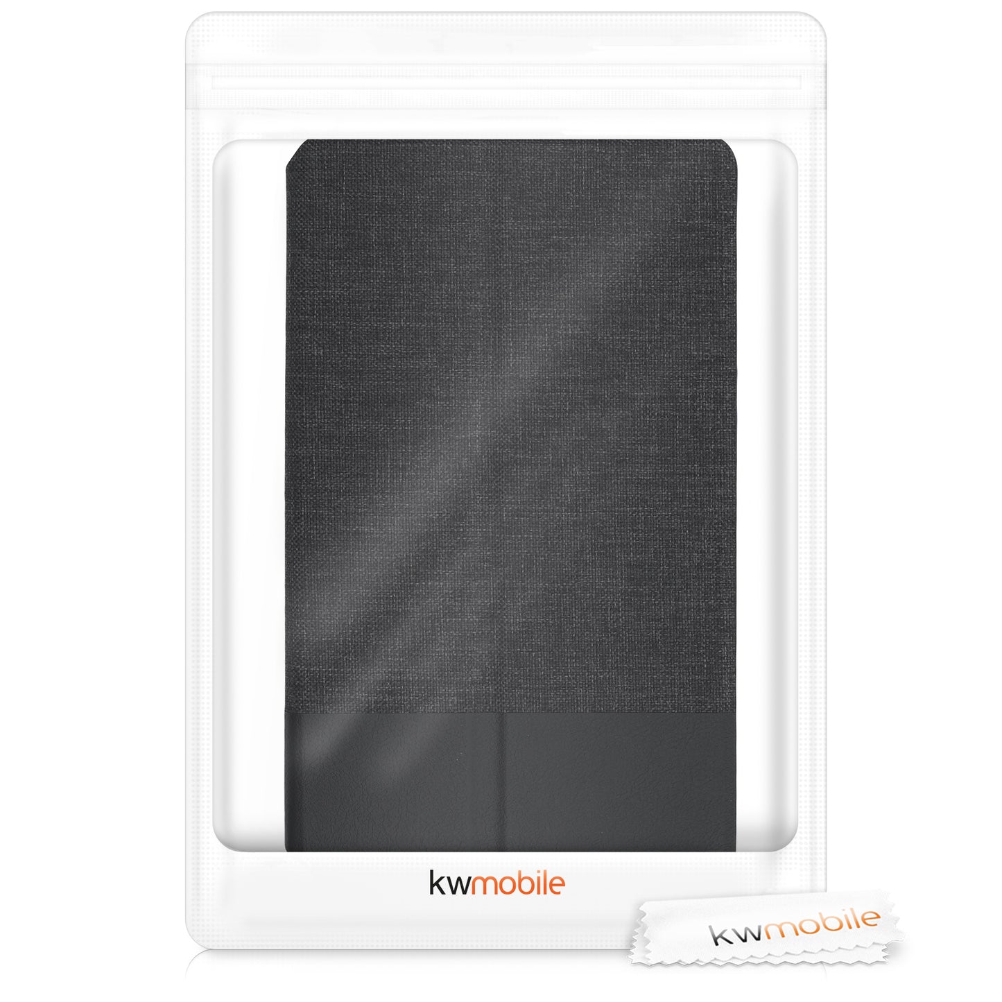 kwmobile Protective Case compatible with Huawei MediaPad M3 8.4 - Slim Case - Tablet Cover Case with Stand Black