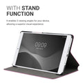 kwmobile Protective Case compatible with Huawei MediaPad M3 8.4 - Slim Case - Tablet Cover Case with Stand Black