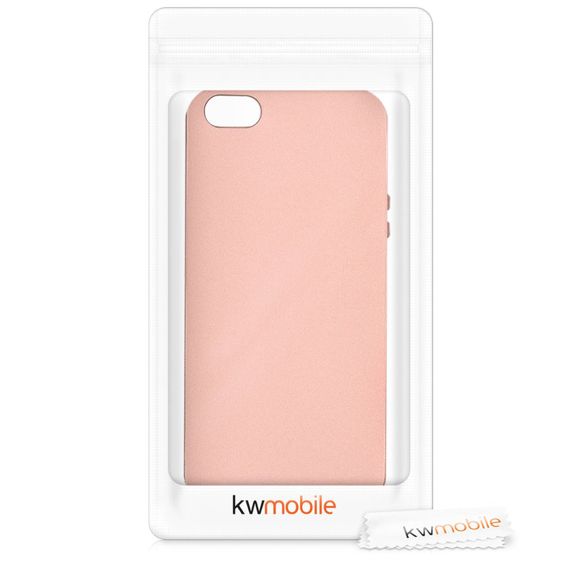 kwmobile Phone Case for Apple iPhone SE (1st Gen 2016) / iPhone 5 / iPhone 5S - Silicone Cover Protective Case