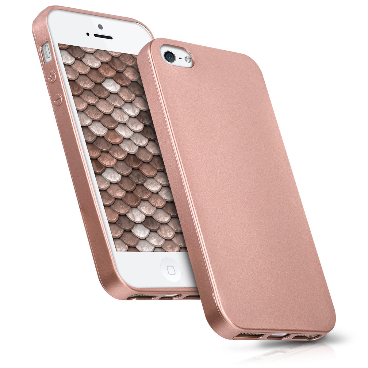 kwmobile Phone Case for Apple iPhone SE (1st Gen 2016) / iPhone 5 / iPhone 5S - Silicone Cover Protective Case