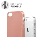 kwmobile Phone Case for Apple iPhone SE (1st Gen 2016) / iPhone 5 / iPhone 5S - Silicone Cover Protective Case