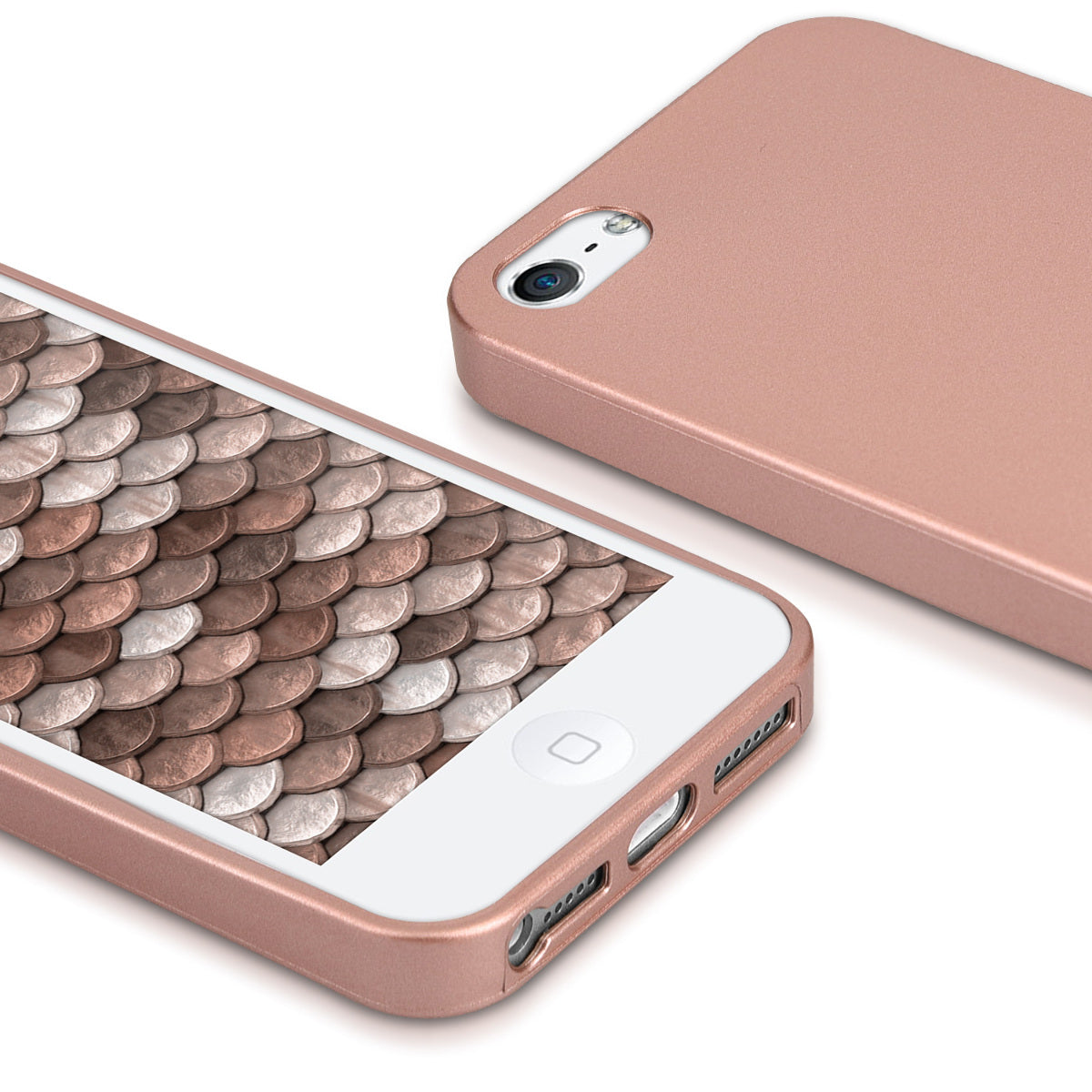 kwmobile Phone Case for Apple iPhone SE (1st Gen 2016) / iPhone 5 / iPhone 5S - Silicone Cover Protective Case