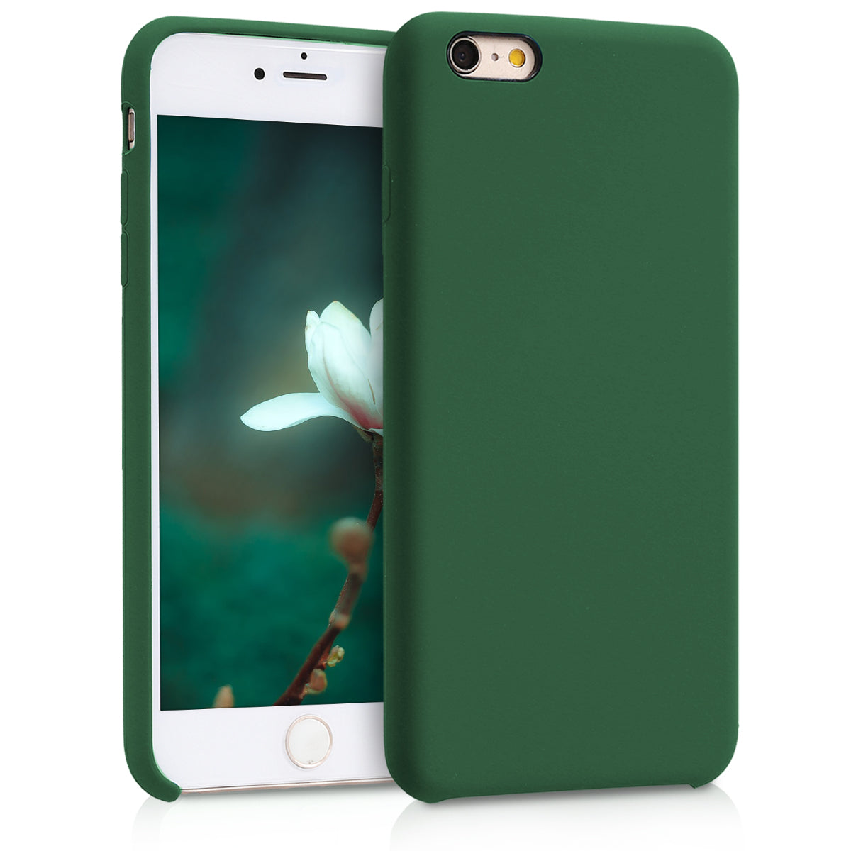 kwmobile Phone Case for Apple iPhone 6 Plus / 6S Plus Case - Silicone Case - Wireless Charging - Protective Cover