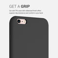 kwmobile Phone Case for Apple iPhone 6 Plus / 6S Plus Case - Silicone Case - Wireless Charging - Protective Cover