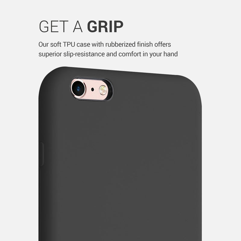 kwmobile Phone Case for Apple iPhone 6 Plus / 6S Plus Case - Silicone Case - Wireless Charging - Protective Cover