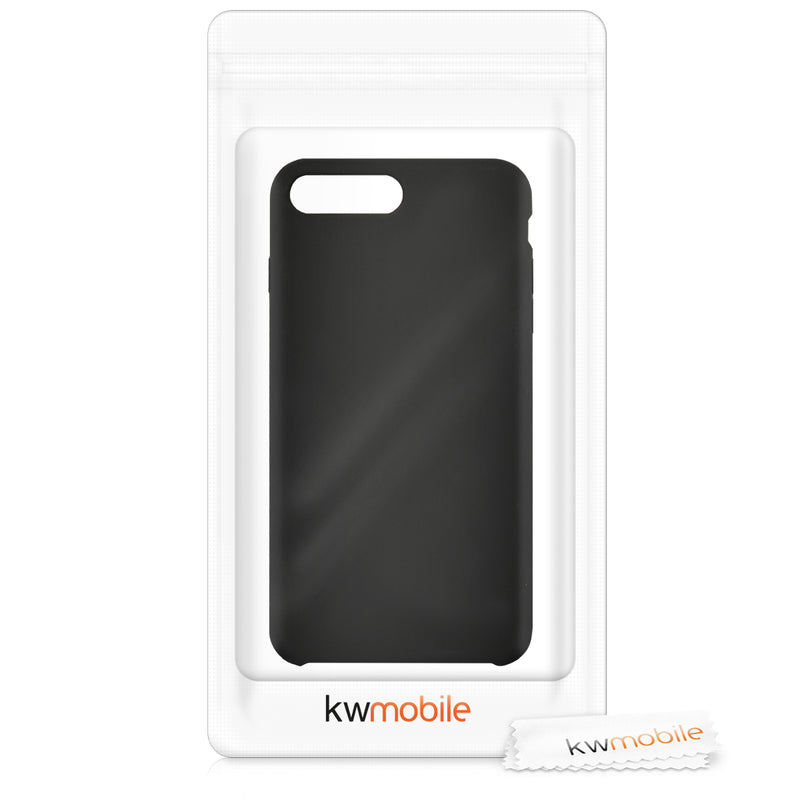 kwmobile Phone Case for Apple iPhone 7 Plus / iPhone 8 Plus Case - Silicone - Wireless Charging - Protective Cover