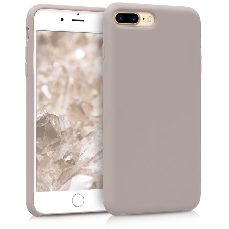 kwmobile Phone Case for Apple iPhone 7 Plus / iPhone 8 Plus Case - Silicone - Wireless Charging - Protective Cover