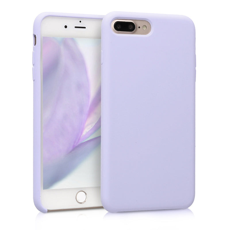 kwmobile Phone Case for Apple iPhone 7 Plus / iPhone 8 Plus Case - Silicone - Wireless Charging - Protective Cover